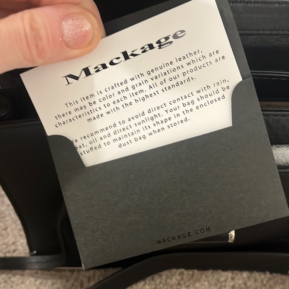 Mackage Keeley Leather Crossbody in black - NWOT - Picture 11 of 14